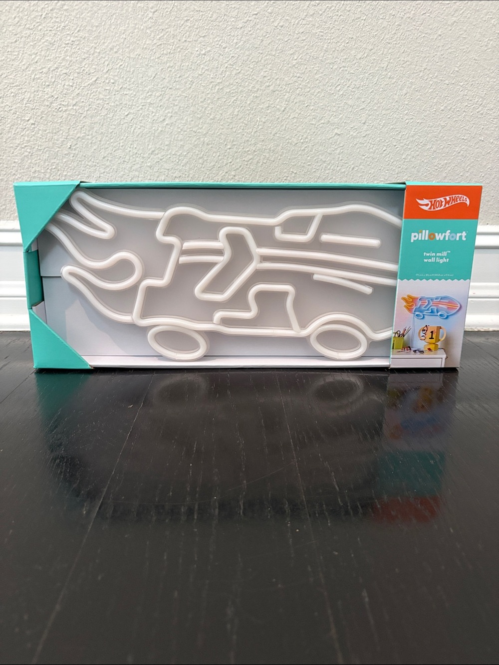 Pillowfort™ Hot Wheels Retro Neon Flaming Car
Kids' Wall Light